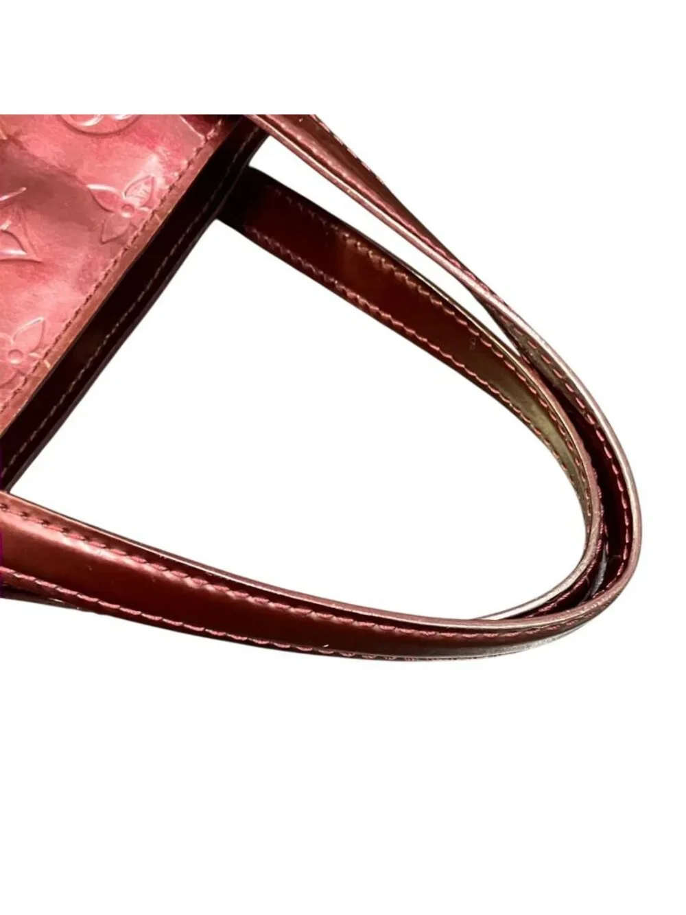 Louis Vuitton Wilshire PM Monogram Vernis Handbag Canvas